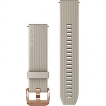 Ремешок GARMIN QUICK RELEASE BANDS (20 MM) LIGHT SAND WITH ROSE GOLD HARDWARE Ремешок GARMIN QUICK RELEASE BANDS (20 MM) LIGHT SAND WITH ROSE GOLD HARDWARE