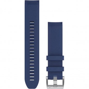 Ремешок сменный для GARMIN MARQ, QUICKFIT, NAVY BLUE, SILICONE STRAP